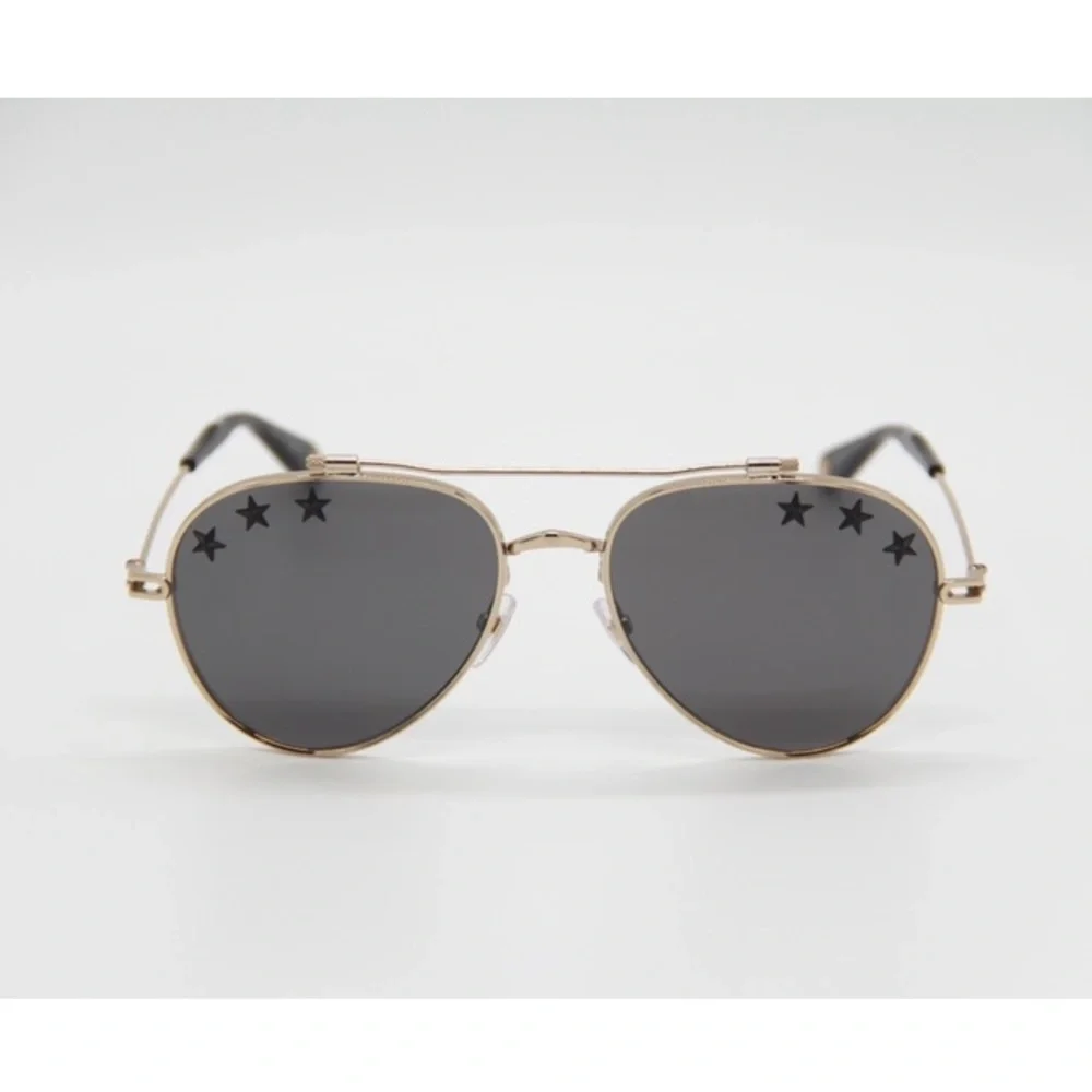 NEW GIVENCHY AVIATOR SUNGLASSES GV7057/STARS J5G GOLD AVIATOR GIVENCHY GV 7057/S - Picture 4 of 15